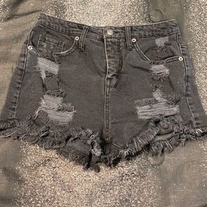 High rise shorts